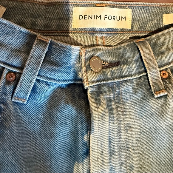 Denim Forum High Rise Light Blue Jeans - Picture 1 of 6